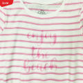Girls Casual Short Sleeve Summer Ruffle Cotton T-shirt From Levin.