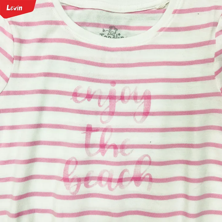 Girls%20Casual%20Short%20Sleeve%20Summer%20Ruffle%20Cotton%20T-shirt%20From%20Levin%20-%20Image%205