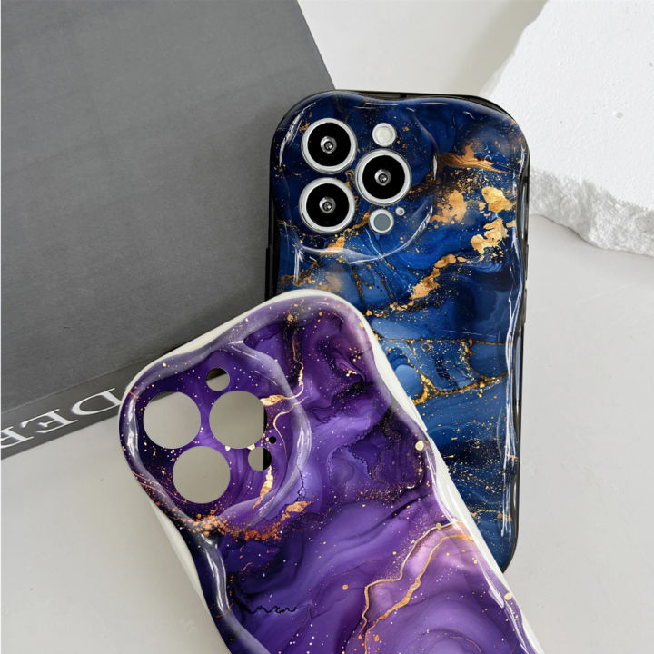 Jizetin%20for%20Vivo%20V25%205G%20V25E%20Back%20Cover%20Gilded%20Marble%20Cream%20Wavy%20Edge%20Soft%20Silicone%20Phone%20Case%20-%20Image%205
