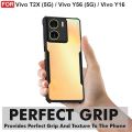 Vivo Y16 Protective Black Border Crystal Clear Xundd Mobile Back Case Cover. 