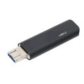 yvonne U Disk OTG 3Ports USB3.0 Telescopic Flash Drive TypeC USB Micro USB Y15D(128G ).