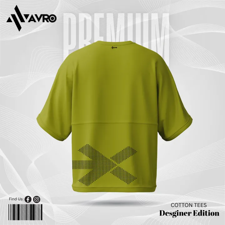 Avro%20Premium%20Men's%20Semi%20Drop%20Shoulder%20T%20shirt%20-%20Cotton%20Fabric%20Soft%20&%20Comfortable%20-%20Tshirt%20For%20Men%20-%20Desginer%20Edition%20T#10%20-%20Image%203