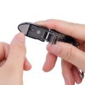 【The Edge of Beauty】nail clipper portable keychain fingernail cutter stainless steel nail folding nail clippers durable nail trimmer file manicure tools. 
