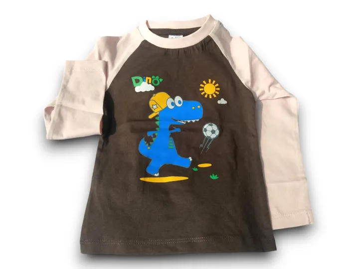 Dino%20Print%20Baby%20Long%20Sleeve%20T-Shirt%20%7C%206-36%20Months%20%7C%20Soft%20Cotton%20.Children's%20Clothing%20Boys%20Girls%20Long%20Sleeve%20T-shirt%20European%20American%20Kids%20Top%20Cartoon%20Dinosaur%20%20&%20Birthday%20T-shirt%20Print%20Cute%20Toddler%20and%20Baby%20T%20Shirt.%20winter%20summer%20autumn%20gift%20item%20-%20Image%208