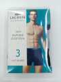 Stylish Boxer LACOSTE Underwear for Men I Premium Quality - Trunk 03 PCS in 1 Box - Under Wear For Men. 