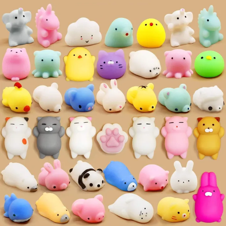 3/5/10/30/50PCS%20Mochi%20Squishies%20Kawaii%20Cartoon%20Squishy%20Toys%20For%20Kids%20Relief%20Stress%20Ball%20Squeeze%20Party%20Favors%20Toys%20Birthday%20Gifts%20-%20Image%203