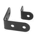 20 pcs Black L Brackets 90 Degree Angle Stainless Steel Joint Bracket Fastener for Wood Chair Bookshelf Board Window Furniture Cabinet(10Pcs-40Mm/10Pcs-20Mm). 
