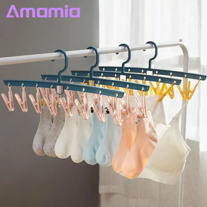 Amamia%20Multifunction%20Clothes%20Hanger%20with%208%20Clips%20Antiskid%20Space%20Saving%20Closet%20Organizer%20-%20Image%203