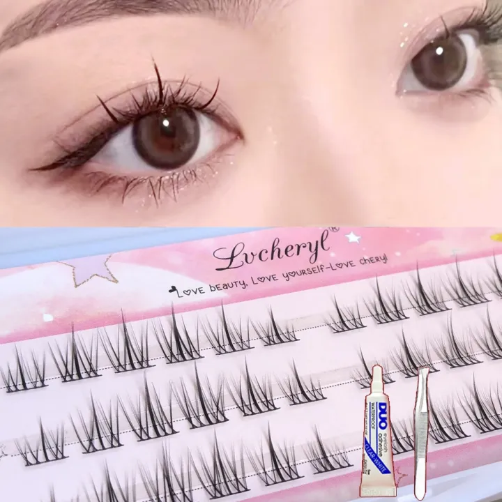 Mikiwilash%2030pcs%20Diy%20Eyelash%20Extension%20Set%20Cluster%203D%20Natural%20False%20Eyelashes%20Effect%20Makeup%20Tools%20For%20Party%20With%20Free%20Glue%20twezzer%20-%20Image%207