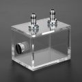 ARELENE New 200ml Acrylic water tank cooler water cooling radiator pc cpu water block Transparent. 