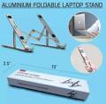 Laptop Stand Creative Folding Storage Bracket for 10-17 inch Tablets Notebook Laptop Premium Quality Aluminum Alloy. 