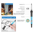 KOGEEK 60W Digital 200-450°C Temperature Adjustable Soldering Iron Kit Electric Multimeter Desoldering Pump Professional Welding Tool Simple Set.