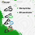 120cm Yoga Pull Rope Elastic Resistance Bands Fitness Workout Exercise Tubes Practical Training Rubber Tensile Expander - Fitness Mart. 