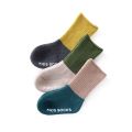 5Pcs/lot Kids Sock Cotton Children's Keep Warm Stripe High Tube Socks For Boys Girl New Born Floor Kid Sock Autumn Winter Socks. 