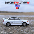JKM 1:64 Lancer Evo IV Die-Cast Vehicles Alloy Model Car Toy. 