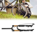 Mountain Bike Front Fork 120mm Stroke Bicycle Shock Absorber Air Fork 26inch Straight Steerer Remote Lockout Suspension Fork. 