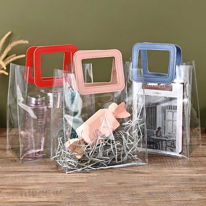 Transparent%20Handbag%20Waterproof%20PVC%20Shopping%20Bags%20Soft%20Jelly%20Tote%20Bag%20Plastic%20Gift%20Bags%20Home%20Clothing%20Drinks%20Storage%20Packaging%201Pcs%20-%20Image%205