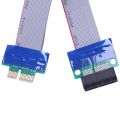 PCI-Express PCI-E 1X Riser Card Flex Extender Extension Cable for PC. 