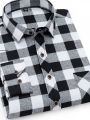 white & Black Cheak Shirt for men.