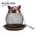 Bird Feeder with Squirrel-proof Lid Spacious Standing Feeding Space for Birds. 