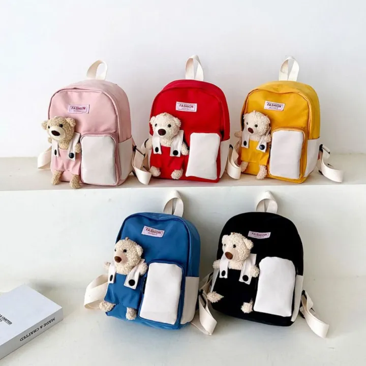 %E3%80%90Limited%20Quantity%E3%80%91%20New%20Bear%20Bear%20Doll%20Backpack%20Cartoon%20Nylon%20Children%20School%20Bags%20Mini%20Small%20Backpack%20Kids%20-%20Image%205