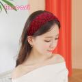 Ameesi Hair Band High Toughness Delicate Lace Embroidery Women Hairband.