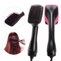 Dropshipping 2 in 1 One Step Hair Dryer Volumizer Salon Hot Air Brush Hair Straightener Comb Curling Brush Hair Styling Tools. 