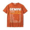 Gemini Facts Zodiac T-Shirt Funny Gemini Birthday Gifts T Shirts Crazy Graphic Men Tees Crazy t shirt for men wuman.
