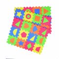 Eva Puzzle New Product 36 Pieces of 9.0cm EVA Geometric Figure Puzzle Floor Mat Mini Foam Puzzle Board Assembly Toy Baby ToysRug.