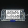 50PCS 6x30mm Fast Blow Glass Fuse Assorted Mixed Kit Insurance Tube 0.5A-20A - Transparent.