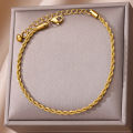 【New and Improved】 Stainless Steel Chain Anklets for Women Accessories Color Ankle Bracelet Waterproof Anklet Summer Beach Boho Jewelry Gift.
