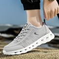 New Mesh Men's Sneaker Summer Breathable Mesh Shoes Non-Slip Wear-Resistant Casual Shoes Korean Style All-Match Deodorant Men's Shoes.