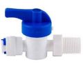 Plastic RO Water Purifier inlet PVC Ball Valve (Gate Valve) 1/4 "on / off Diverter Gate Valve. 