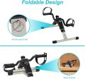 Mini Exercise Cycle/Portable Folding Arm & Leg Pedal Exerciser With Digital Lcd Display Home Indoor Mini Exercise Bike Resistance Adjustable - Sports & Fitness.