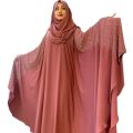 Abaya party stone borka -with hijab -dubai charry jorjet kapor -for Muslim woman.