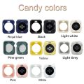 Candy Soft Silicone Case for Apple Watch Series 7 SE 6 5 4 3 iWatch 45 41 MM 45MM 41MM 40MM 44MM 42MM 38MM Cover Bumper. 