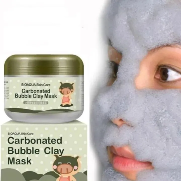 Carbonated Bubble Clay Mask Moisturizing Deep Cleansing 100g Nourishing Skin Care and Skin Beautifying Face Cream RuoiasR