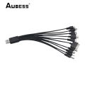 new 1pcs 10 in 1 Micro USB multi Charger usb cables for KG90 Sony phone for mobile phones cord SAMSUNG Tablets charging cable.