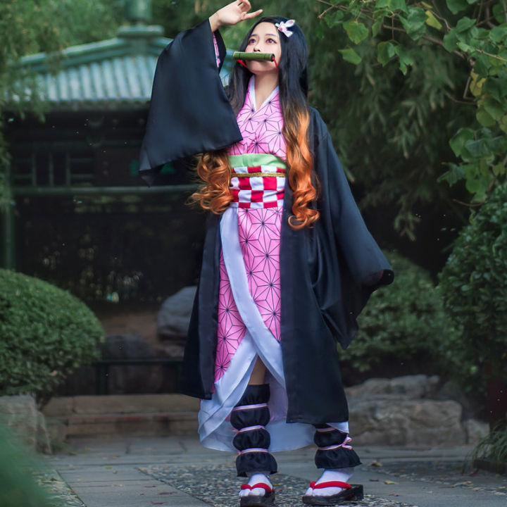 Anime%20Kamado%20Nezuko%20Cosplay%20Costume%20Kimono%20Devil%20Hunter%20Kamado%20Nezuko%20Costume%20Wig%20Womens%20Girls%20Kimono%20Uniform%20Clothes%20-%20Image%203