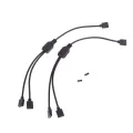 5V 3 Pin 12V 4pin ARGB Splitter Connector Extension Cable For PC Computer Fan Motherboard AURA RGB LED Strip Light Eatop.
