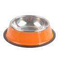 Stainless Steel Small  Bowl High Quality Color Non-slip  Feeding Bowl Pet Feeding Supplies Puppy Food Bowl  - Primary colors - S. 
