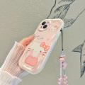 Sanrio Hello Kitty Chain Case For OPPO A60 RENO 7 12F 11F PRO 5 6 8 5G 10 2F Z 8T Realme C63 C61 C65 C51 C53 C55 C21Y C25Y C35. 