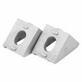 JDXHLAU 40Pcs 2020 Corner Fitting Angle Aluminum 20 X 20 L Connector Bracket Fastener Match Use 2020 Industrial Aluminum Profile.