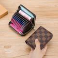 Men Business Card Holder Leather Credit Card Holder.