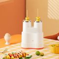 Double-tube Egg Roll Maker Breakfast Omelette Machine Automatic Egg Sausage Machine Egg Cooker Non Stick DIY Cooking Tool 220V. 