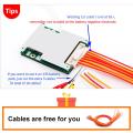 4S-16S 48V 40A LiFePO4 Battery BMS PCM 12V-51.2V battery pack BMS PCB LiFePO4 common port with balance function. 