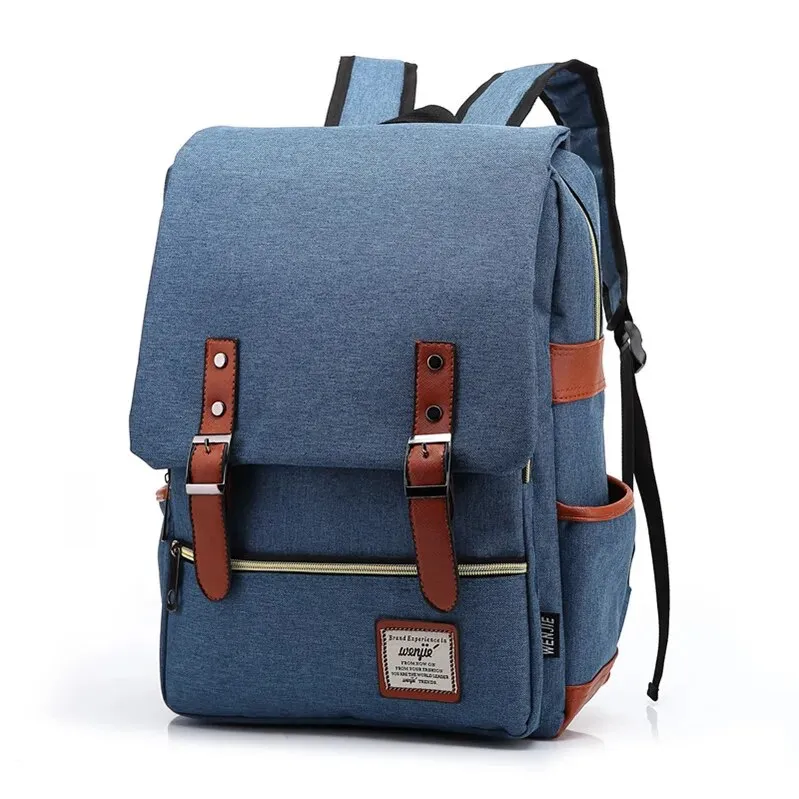 Vintage 16 inch Laptop Backpack Women Canvas Bags Men canvas