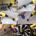 4Pcs Combinate Drill Brush Power Scrubbing Brush Drill Spin Scrubber Electric Cleaning Brush Fixing for Car Bathroom Wooden Floor Laundry Room Cleaning. 