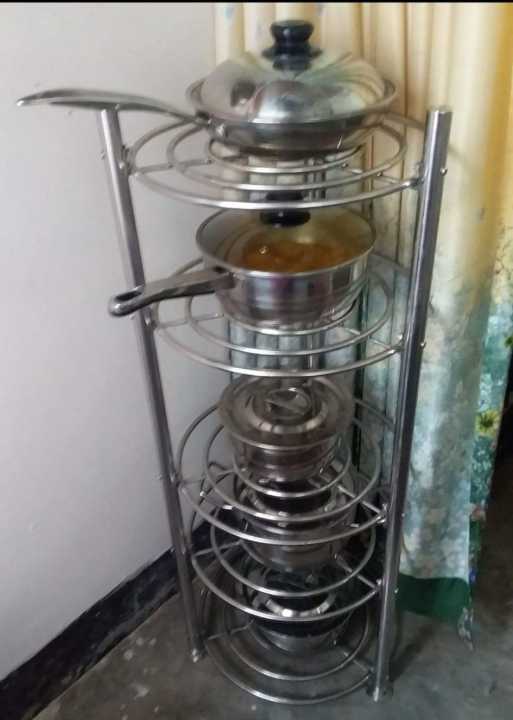 SKB%205%20Tiers%20Saucepan%20Kitchen%20Frying%20Pan%20Pot%20Storage%20Rack%20Shelf%20Stand%20Kitchen%20Organizer%20-5%20layer%20-%20Image%205