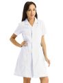 Durable Micro Twill Medical Uniform – Multi-Pocket Professional Lab Apron. 